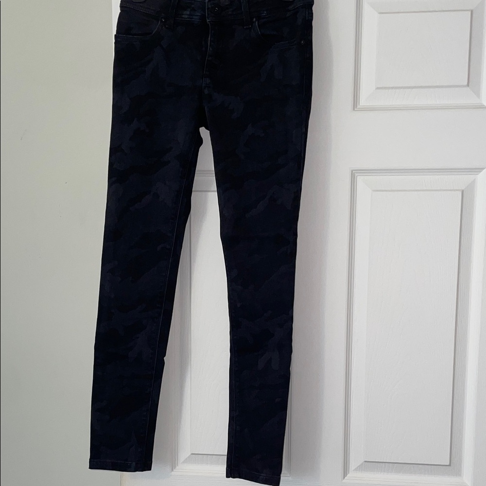 DL1961 Women's Skinny Jeans - Dark Camouflage